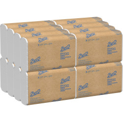 Scott® Multi-Fold 2-Ply Paper Towels, 250 Sheets Per Pack, Case Of 16 Packs