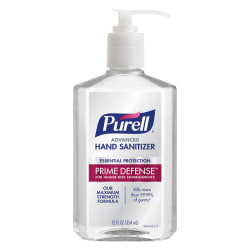 PURELL PRIME DEFENSE™ Advanced Hand Sanitizer,  12 fl oz Pump Bottle