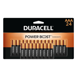 Duracell® Coppertop AAA Alkaline Batteries, Pack Of 24