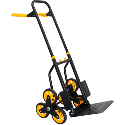 Mount-It! MI-913 Stair Climber Hand Truck And Dolly, 43"H x 11"W x 15"D, Black