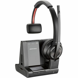 Poly Savi 8210 Office - Standard - headset - full size - Bluetooth - wireless