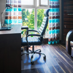Floortex® Ultimat® Polycarbonate Rectangular Chair Mat For Hard Floors, 48&quot; x 79&quot;, Clear