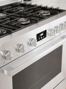 Bosch range with industrial knobs