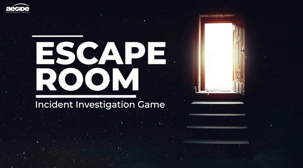 Escape room Incident investigation game