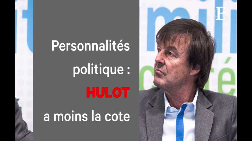 Illustration pour la vidéo Popularité des politiques : la cote de Nicolas Hulot s'effrite