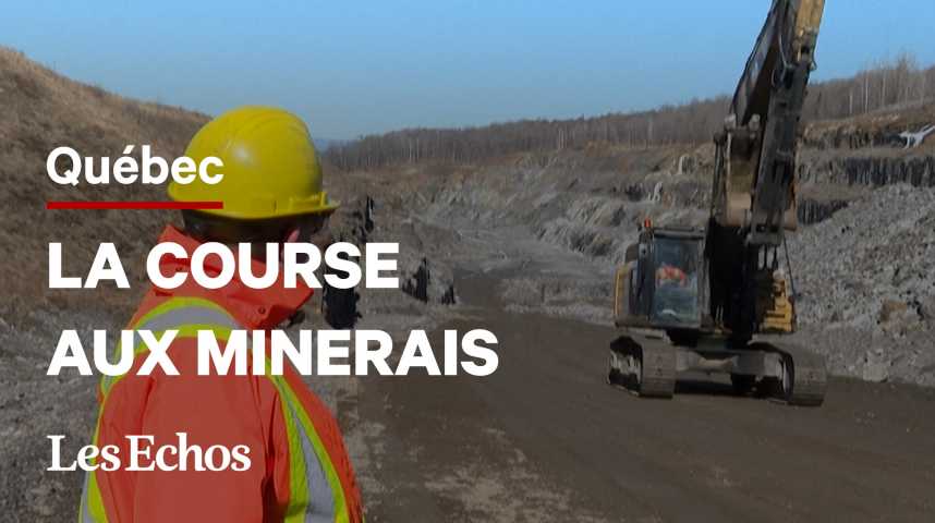 Illustration pour la vidéo « C’est un peu le Far West » : la course aux minerais crée des tensions au Québec