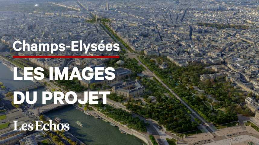 Illustration pour la vidéo Champs-Élysées : les images du projet pour « réenchanter » la célèbre avenue