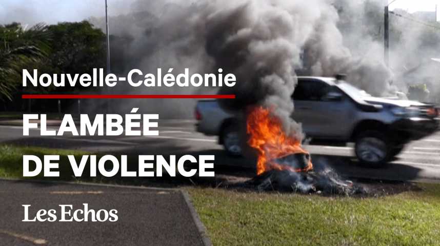 Illustration pour la vidéo Flambée de violence en Nouvelle-Calédonie : un couvre-feu décrété