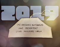 Archives nationales / carte de vœux 2019