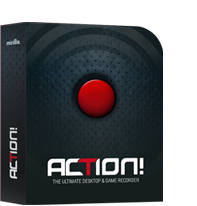 Action! screen and gameplay recording software box