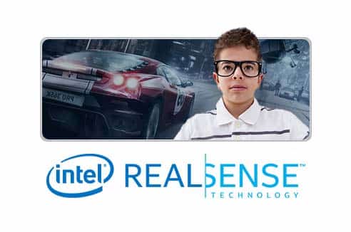Webcam background removal with Intel® RealSense™ technology!