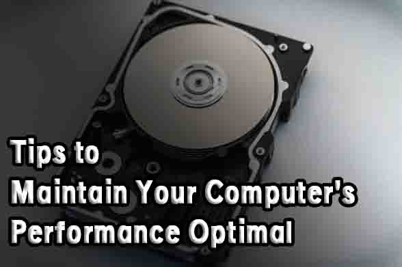 Maintain Your Computer's Performance Optimal