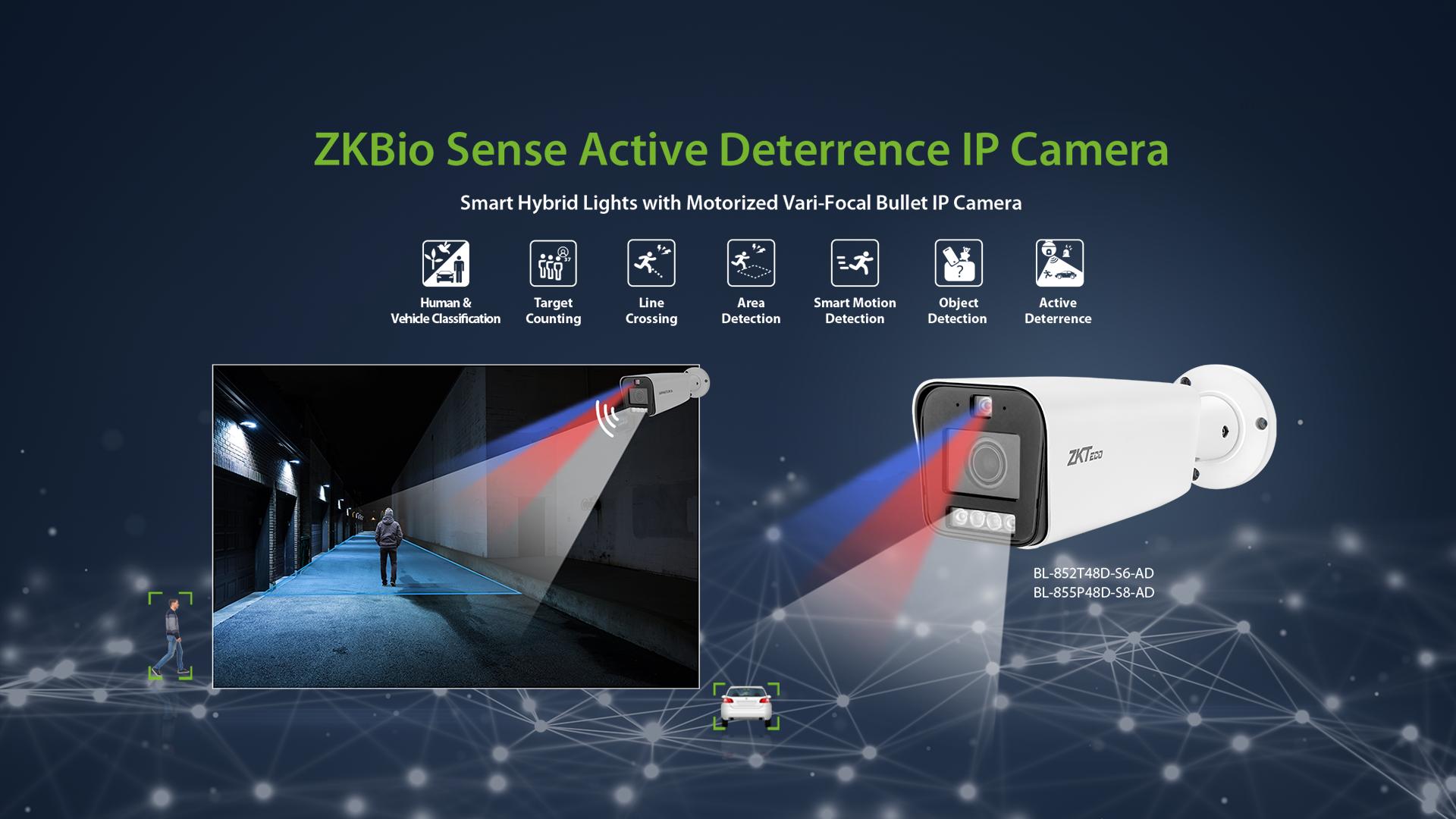 ZKBio Sense Active Deterrence IP Camera