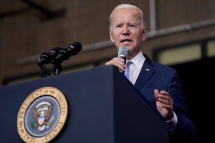 Biden resolutely ignored the topic of inflation in a speech billed as “Remarks on Lowering Costs for American Families.”