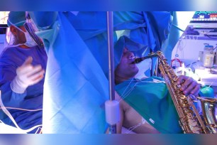 Man plays saxophone through nine-hour brain surgery