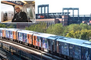 Mets ad on train