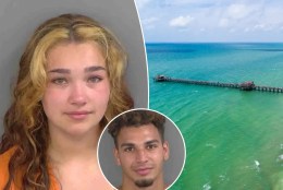 Florida woman, 20, who was caught having sex on public pier jumps into water to escape cops