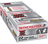 Image of Winchester SUPER-X RIMFIRE .22 Winchester Magnum Rimfire 40 grain Full Metal Jacket Brass Cased Rimfire Ammunition