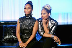 Chilli and T-Boz of TLC Stop By Music Choice's "You & A" in New York City.