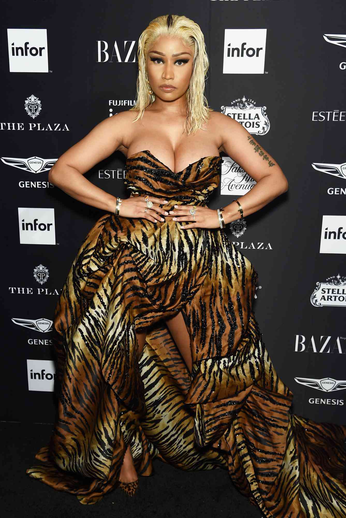 Nicki Minaj attends as Harper's BAZAAR Celebrates "ICONS By Carine Roitfeld" at the Plaza Hotel on September 7, 2018 in New York City