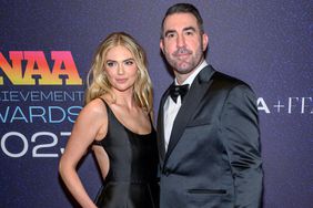 Kate Upton and Justin Verlander attends the 37th Annual Footwear News Achievement Awards at Cipriani South Street on November 29, 2023