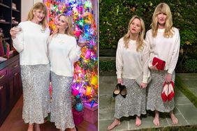 Laura Dern and Reese Witherspoon holiday outfits