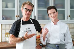 Harry Hamlin and Renee Guilbault in In The Kitchen With Harry Hamlin