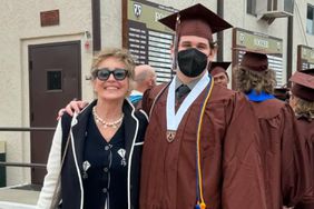Sharon Stone Is One Proud Mom as She Stands with Son Laird at His High School Graduation