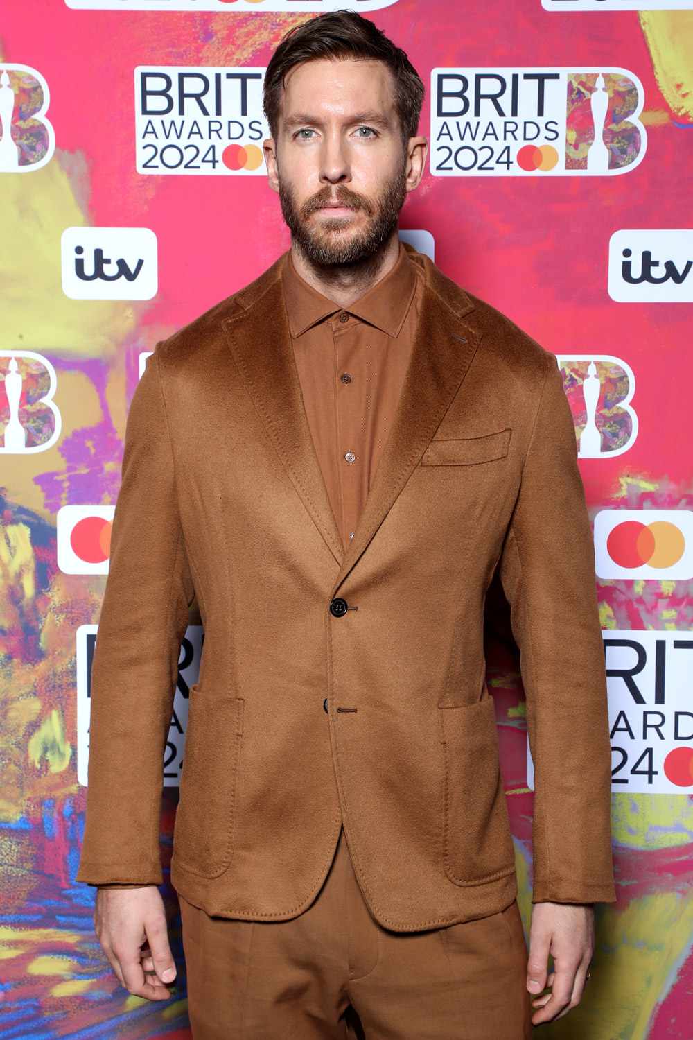 Calvin Harris attends the BRIT Awards 2024 at The O2 Arena on March 02, 2024