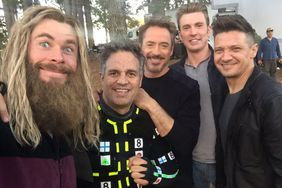 Chris Hemsworth, Mark Ruffalo, Robert Downey Jr, Chris Evans, Jeremy Lee Renner