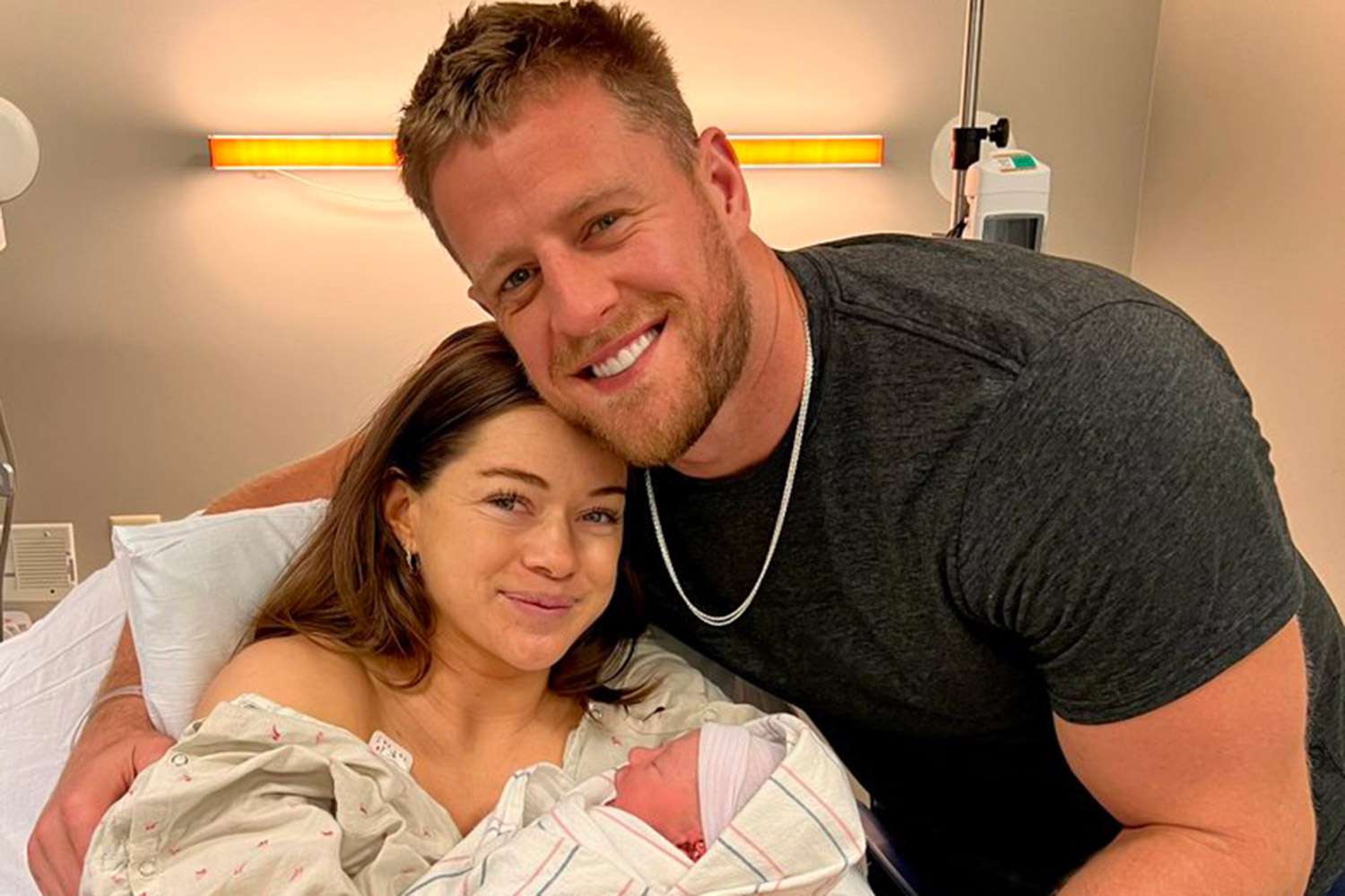 JJ Watt and Kealia Watt Welcome Their First Baby