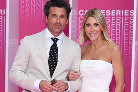 Patrick Dempsey and his wife Jillian Fink attend the Launch of the Official Competition and "The Truth About The Harry Quebert Affair" screening during the 1st Cannes International Series Festival at Palais des Festivals on April 7, 2018 in Cannes, France