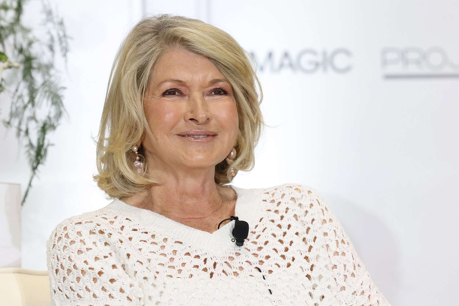 Martha Stewart speaks during a keynote conversation at Magic, Project and Sourcing at Magic Las Vegas at the Las Vegas Convention Center on August 07, 2023