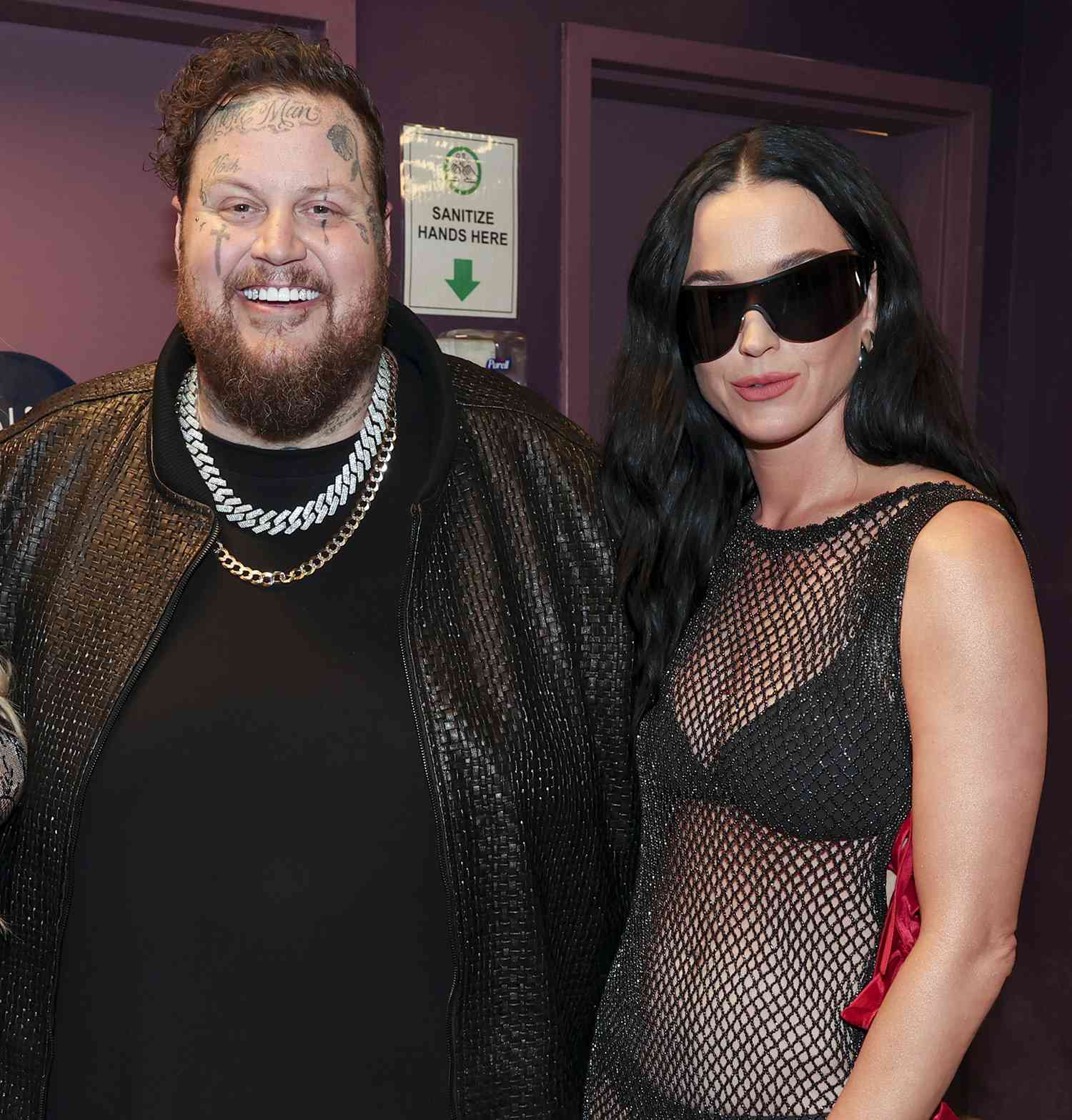 Jelly Roll and Katy Perry at the 2024 iHeartRadio Music Awards