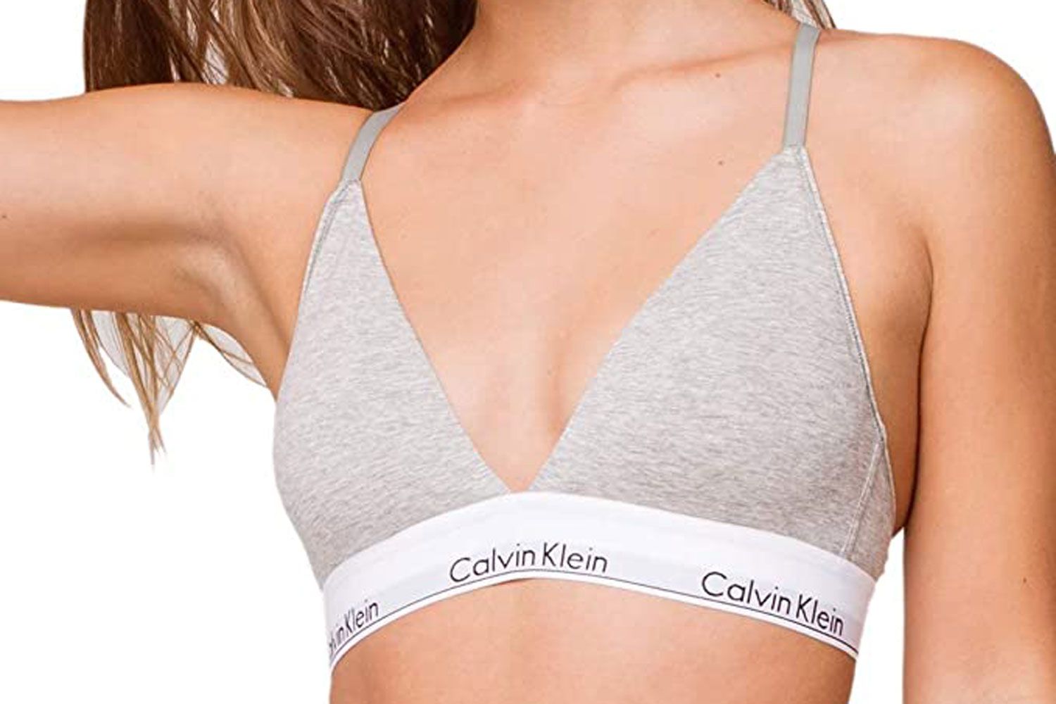 Amazon Prime Day Calvin Klein Women's Modern Cotton Lightly Lined Triangle Wireless Bralette
