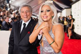  Tony Bennett and Lady Gaga attend the The 57th Annual GRAMMY Awards on February 8, 2015
