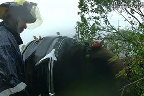 Bodycam Footage Shows Woman Being Rescued From Overturned Car After Louisiana Tornado