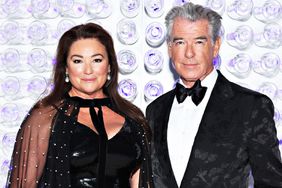 Keely Shaye Smith and Pierce Brosnan attend The 2023 Met Gala Celebrating Karl Lagerfeld: A Line Of Beauty at The Metropolitan Museum of Art on May 1, 2023 in New York City.