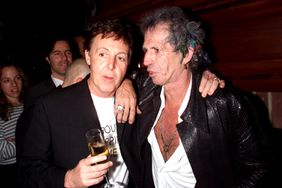 Keith Richards and Sir Paul McCartney during 2000 VH1 Vogue Fashion Awards - After Party at the Hudson Hotel in New York, New York