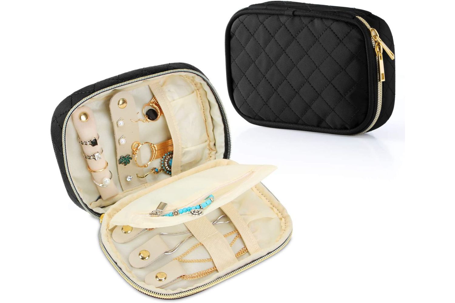 Teamoy Small Jewelry Travel Case