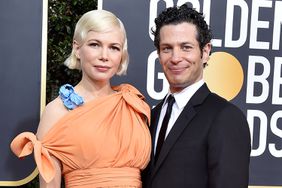 Michelle Williams and Thomas Kail attend the 77th Annual Golden Globe Awards at The Beverly Hilton Hotel on January 05, 2020 in Beverly Hills, California.