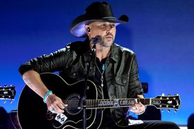 Jason Aldean speaks onstage during the 59th Academy of Country Music Awards at The Ford Center at The Star on May 16, 2024 in Frisco, Texas.