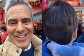 Andy Cohen Enjoys Thanksgiving Day Parade with Son Ben in New York City
