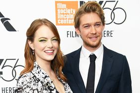 Emma Stone and Joe Alwyn attend the opening night premiere of "The Favourite" during the 56th New York Film Festival at Alice Tully Hall, Lincoln Center on September 28, 2018 in New York City.