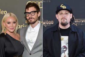 Hilary Duff and Matthew Koma attend the Amazon Prime Video's Golden Globe Awards; Joel Madden at the star ceremony