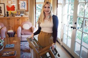 Emma Roberts Time Out Chair in LA Home