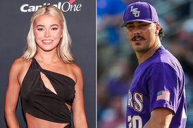 Olivia Dunne at The 2023 ESPYS held at Dolby Theatre on July 12, 2023 in Los Angeles, California, Paul Skenes #20 of the LSU Tigers reacts after a strikeout against the Wake Forest Demon Deacons at Charles Schwab Field