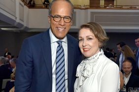Lester Holt and Carol Hagen attend the 2018 Rescue Dinner