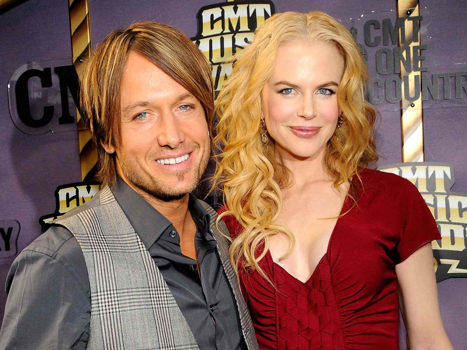 Keith Urban and actress Nicole Kidman attend the 2008 CMT Music Awards at Curb Event Center at Belmont University on April 14, 2008 in Nashville, Tennessee