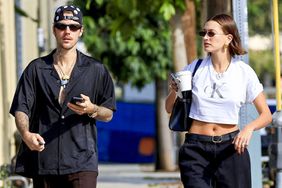 Justin Bieber and his supermodel wife Hailey were seen enjoying a morning out in West Hollywood. 